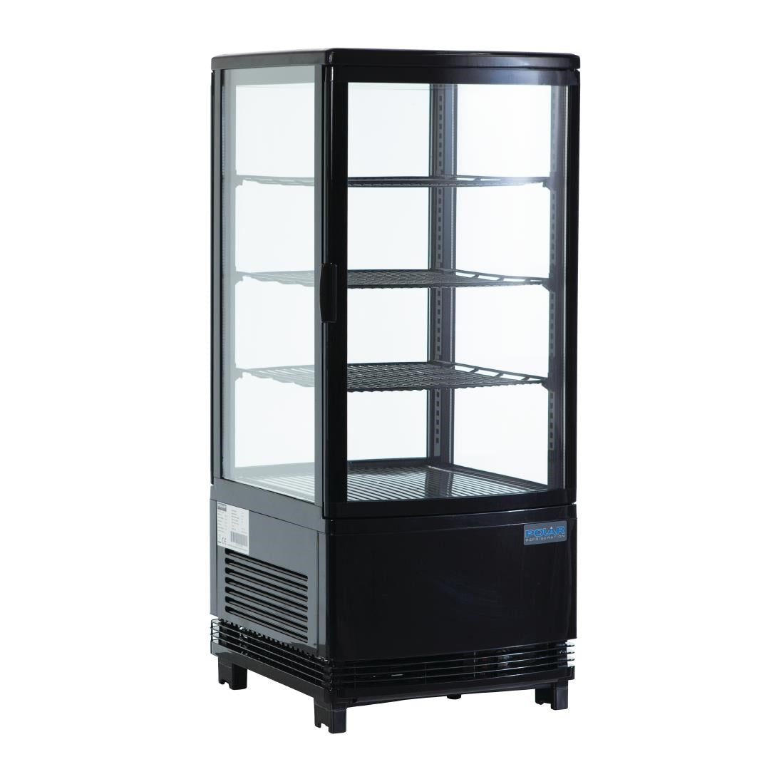 Polar C-Series Energy Efficient Display Fridge Black - 68Ltr CX577-A