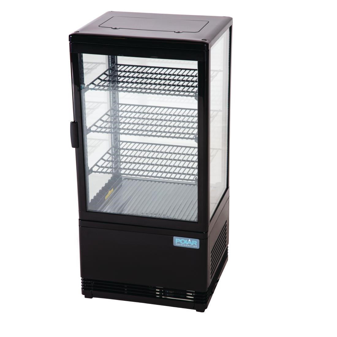 Polar C-Series Energy Efficient Display Fridge Black - 68Ltr CX577-A