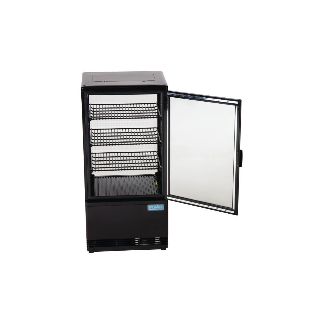 Polar C-Series Energy Efficient Display Fridge Black - 68Ltr CX577-A