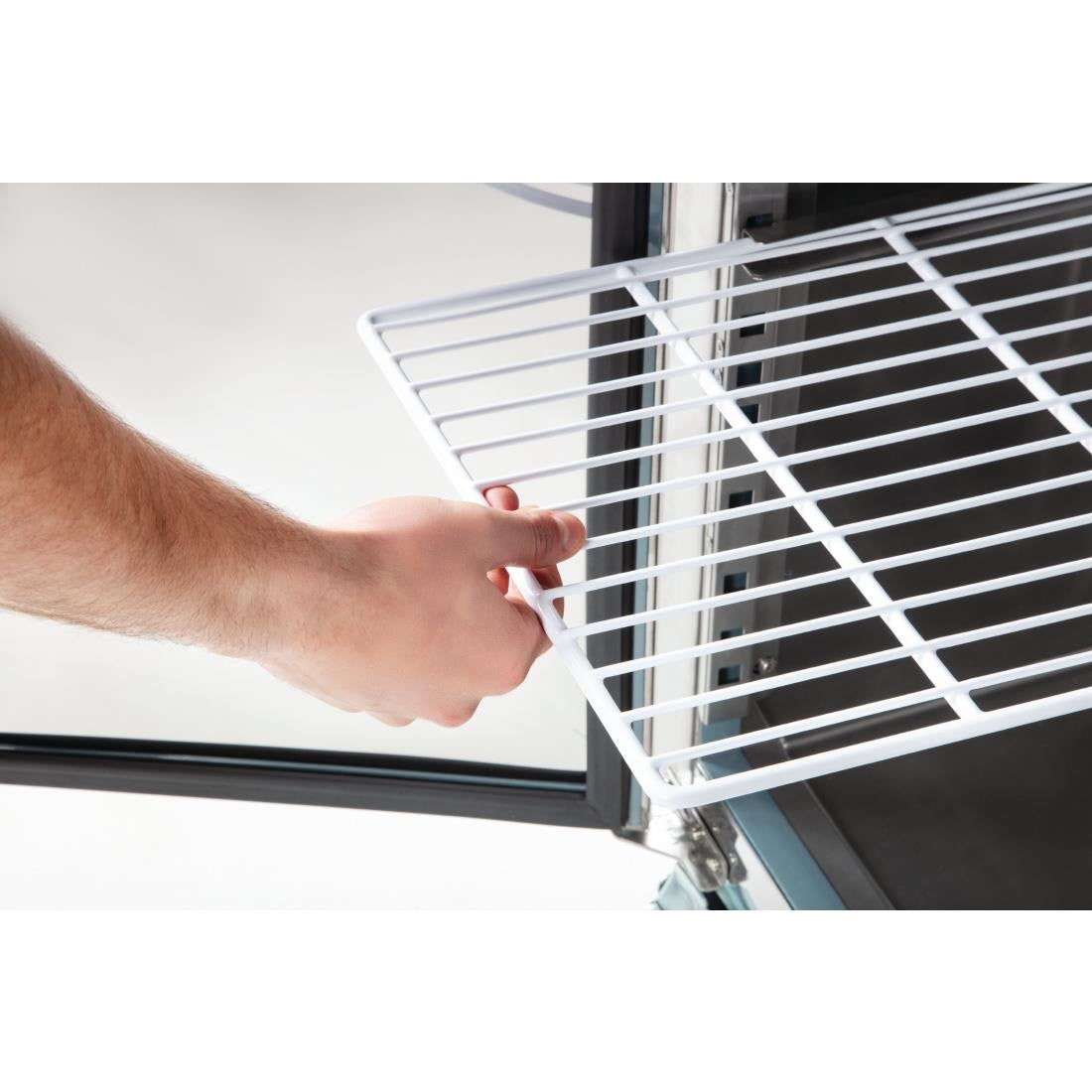 Polar U-Series Double Door Counter Fridge - 282Ltr UA047-A