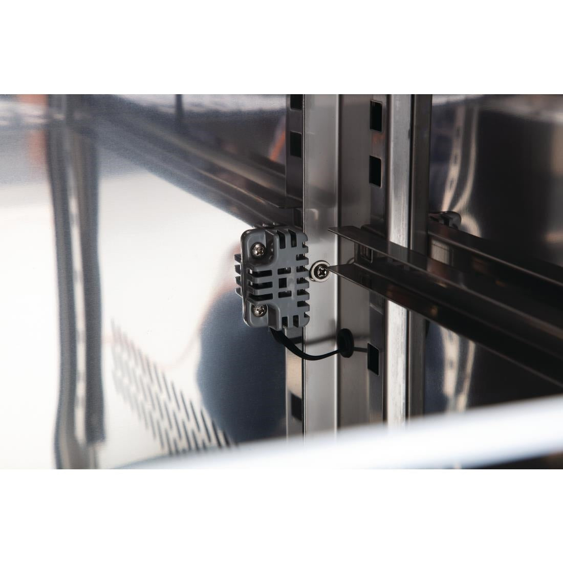 Polar U-Series Double Door Counter Fridge - 282Ltr UA047-A