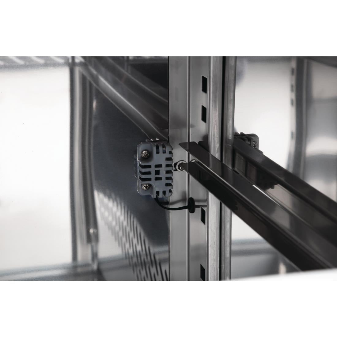 Polar U-Series Triple Door Counter Fridge - 417Ltr UA048-A