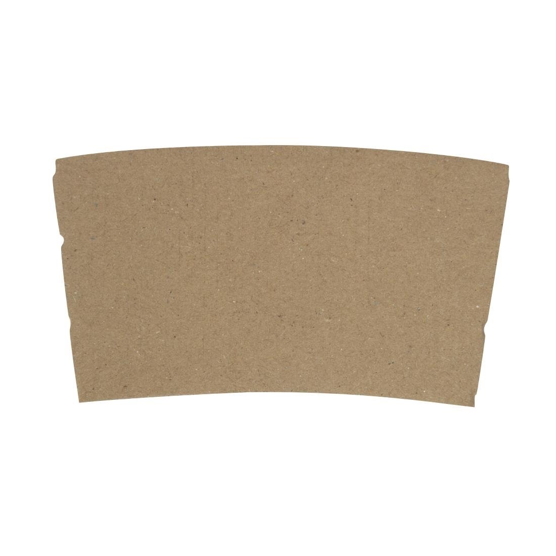 Fiesta Recyclable Corrugated Cup Sleeves for 350ml/455ml Cups (Pack of 1000) GD329