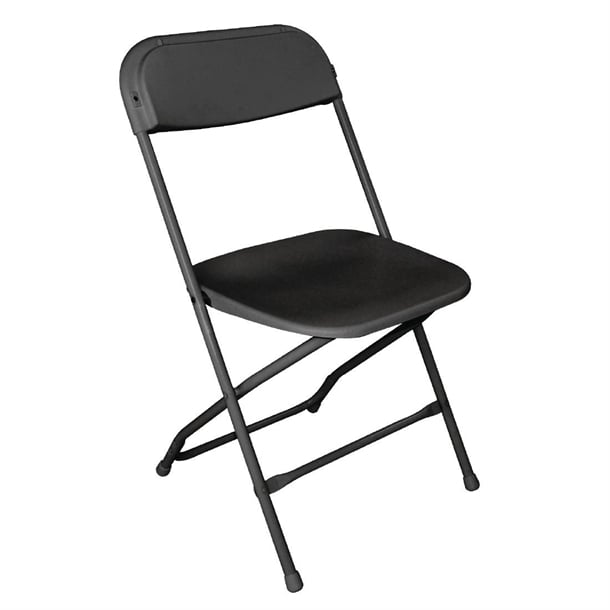 Bolero PP Folding Chairs Black (10 Pack) GD386