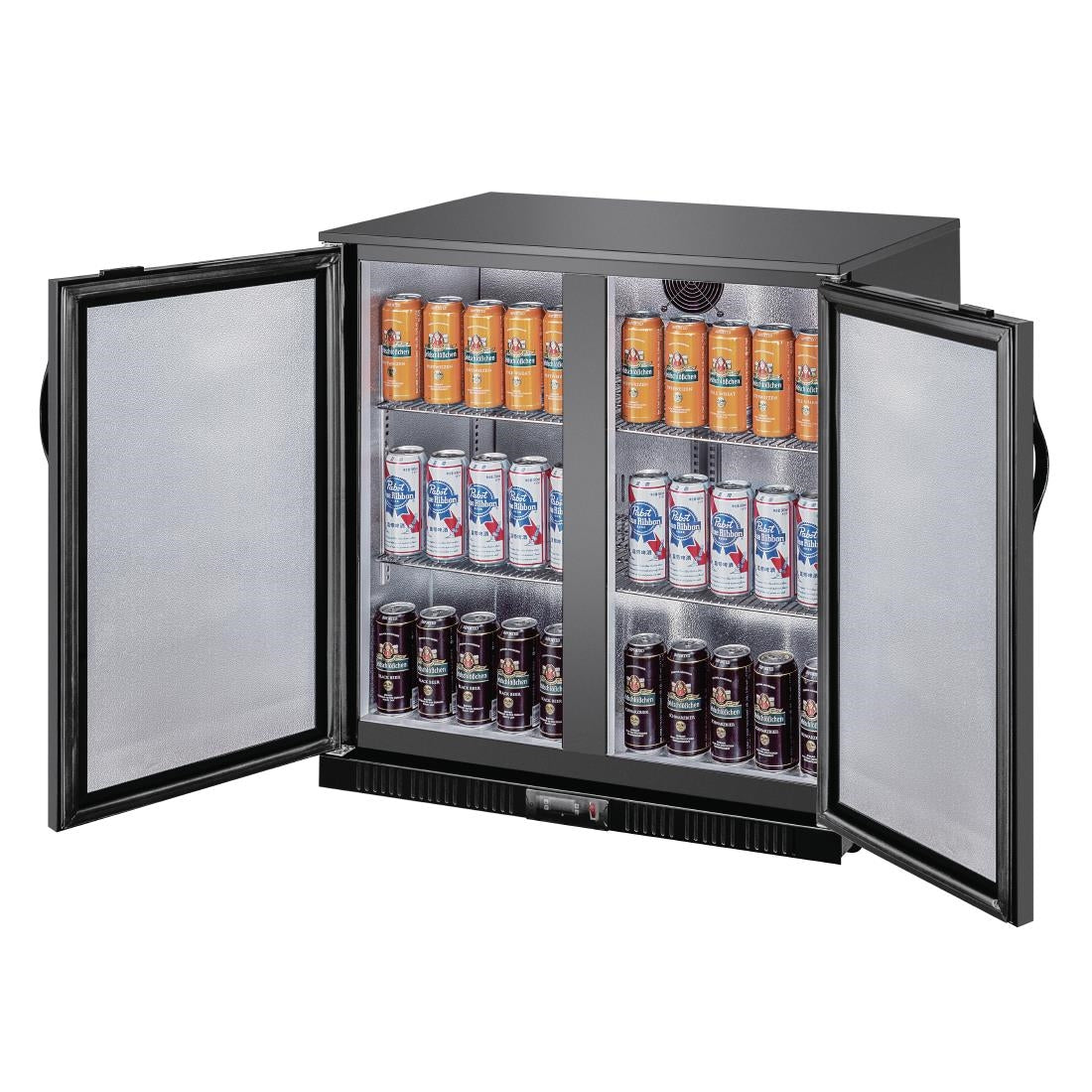 Polar G-series 850mm Double Door Back Bar Cooler Solid Door 198 Ltr GE998-A