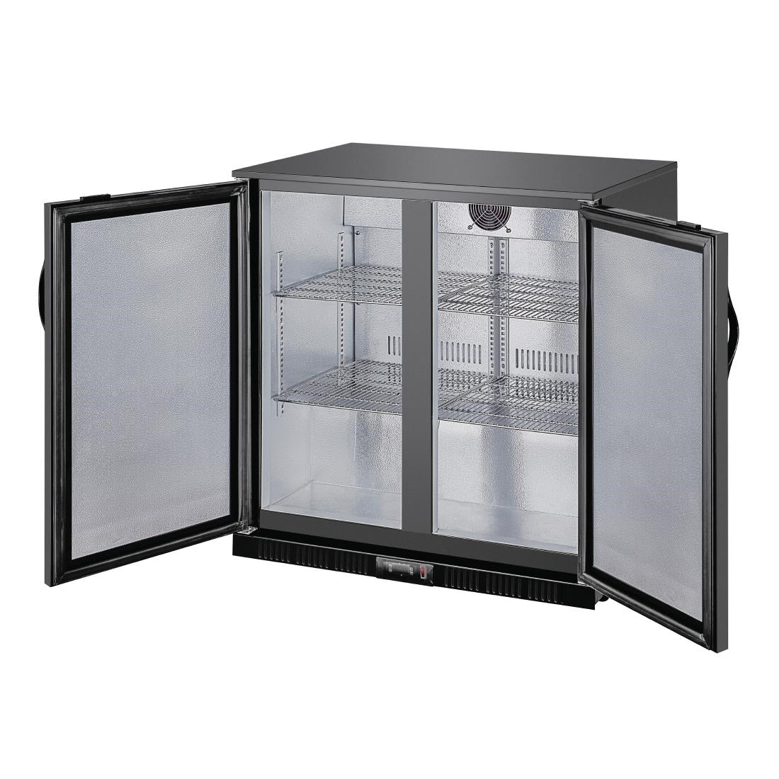 Polar G-series 850mm Double Door Back Bar Cooler Solid Door 198 Ltr GE998-A