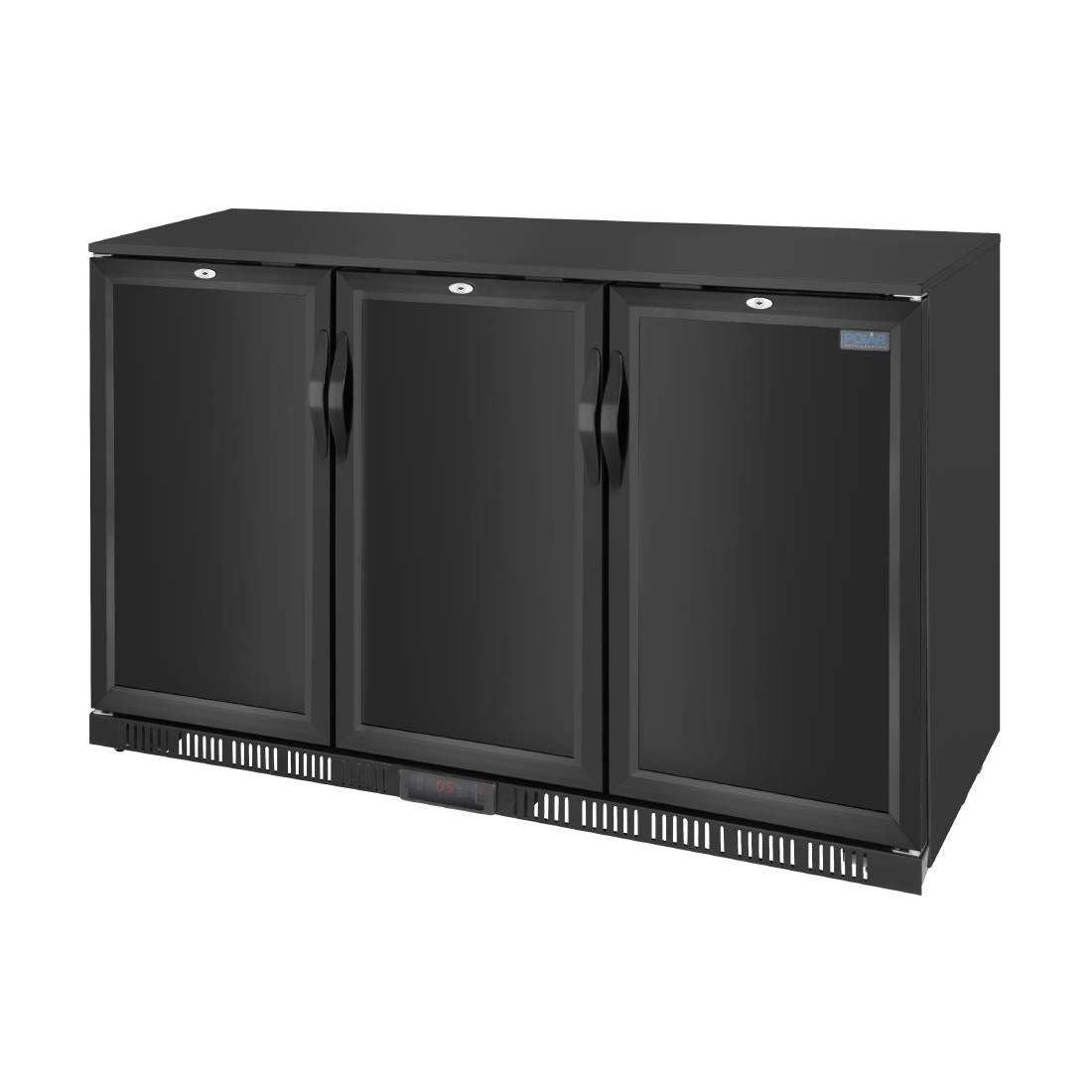 Polar G-series 850mm Triple Door Back Bar Cooler Solid Door 320 Ltr GE999-A