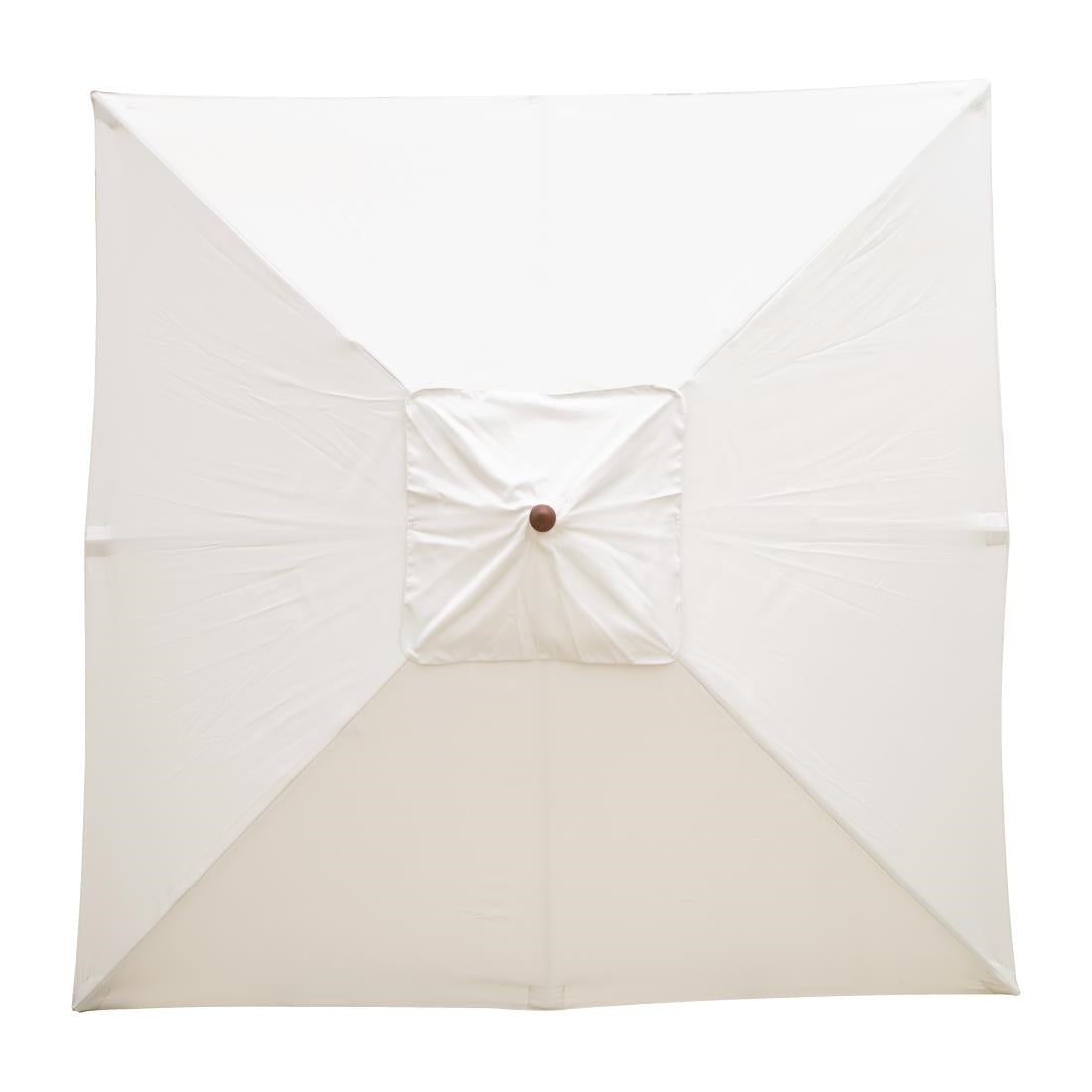 Bolero Square Outdoor Umbrella 2.5m Cream GH988