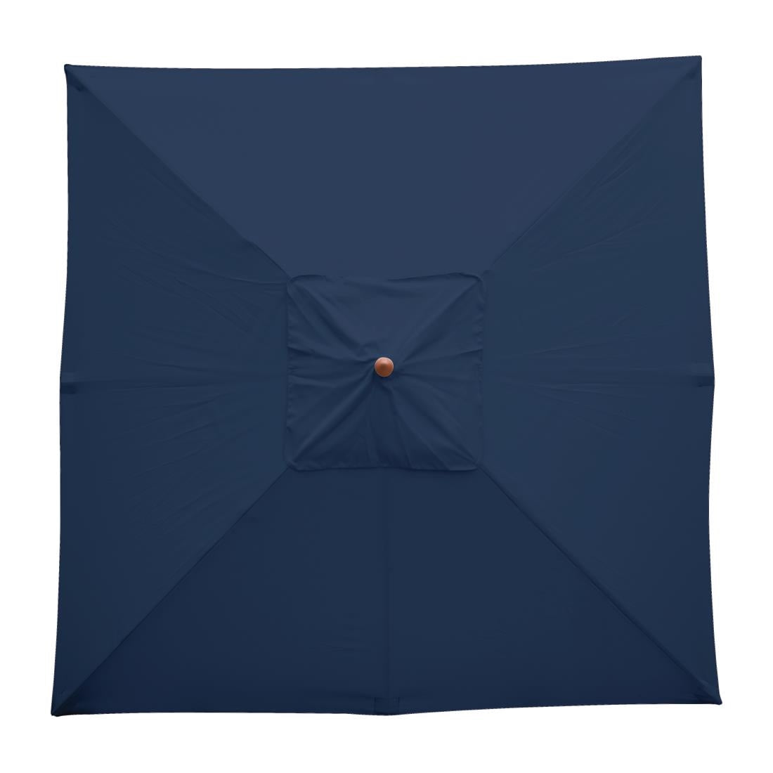 Bolero Square Outdoor Umbrella 2.5m Navy Blue GH991