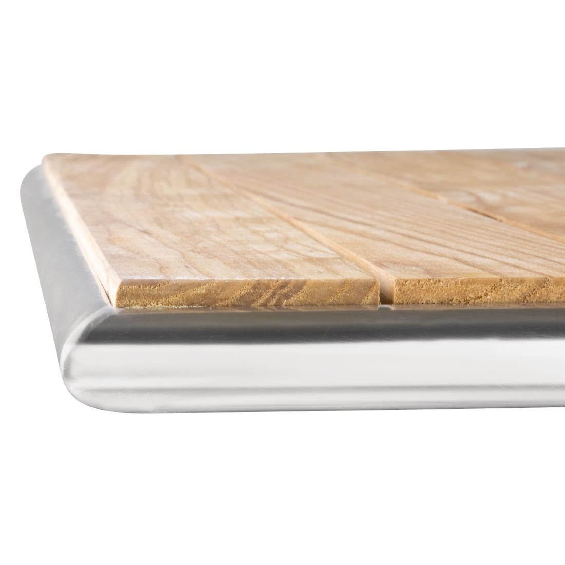 Bolero Ash Flip Top Square Bistro Table 600mm GK991