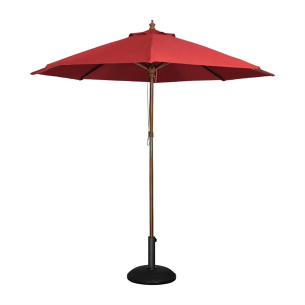 Bolero Round Umbrella 2.5m Diameter Red GL304
