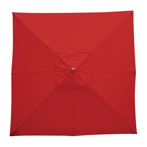Bolero Square Umbrella 2.5m Diameter Red GL306