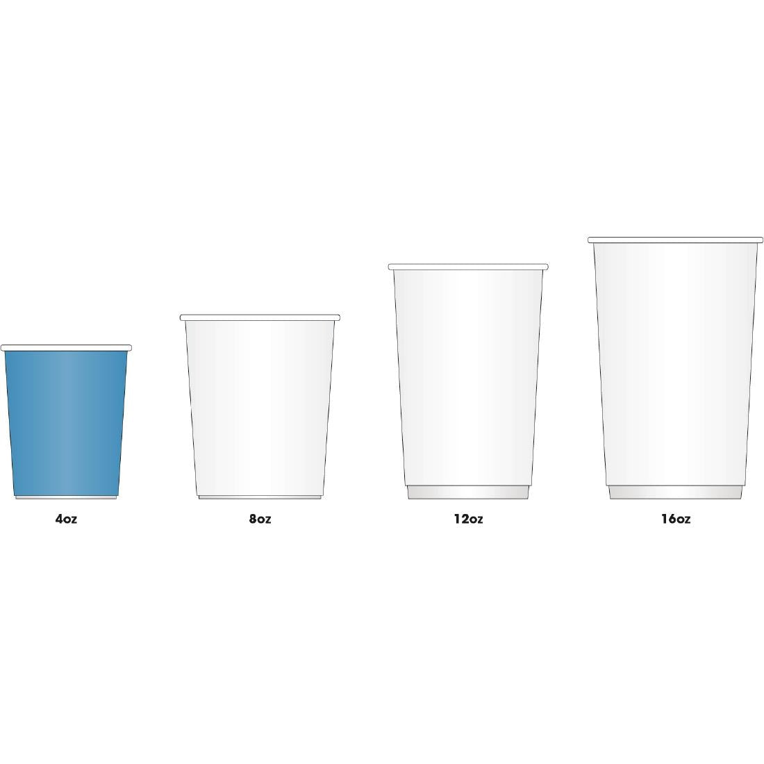 Fiesta Recyclable Espresso Takeaway Cups Kraft 114ml (Pack of 1000) GP447