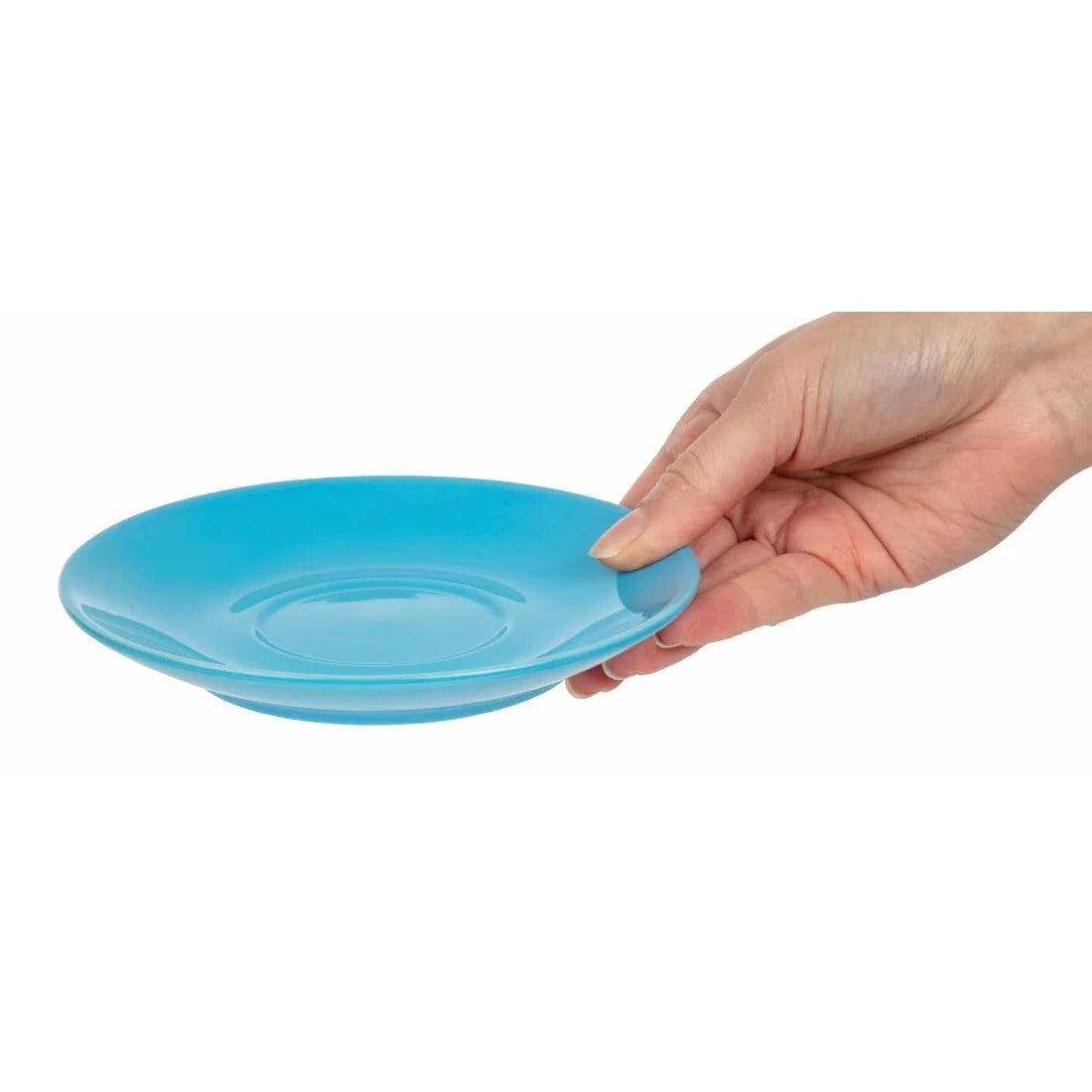 Olympia Cafe Saucer Blue (Fits HC403& HC404) - 158mm (Box 12) HC407