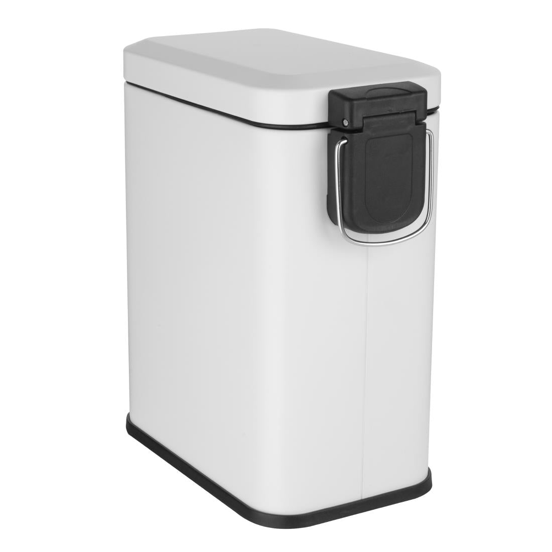 Jantex Slim Washroom Bin White 5Ltr HT475