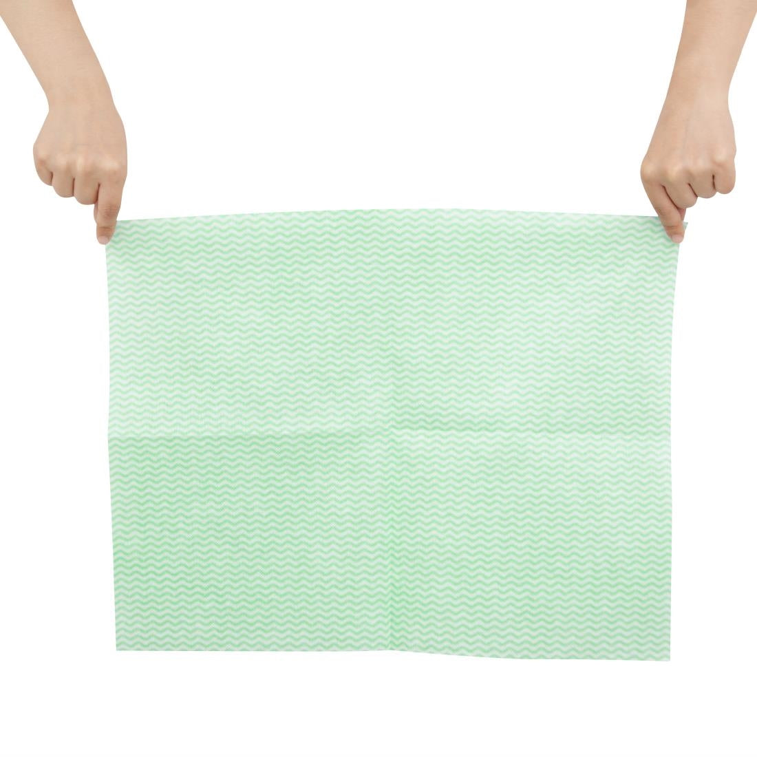 Jantex Heavy Duty Non-Woven Cloths Green (Pack of 25) HT491