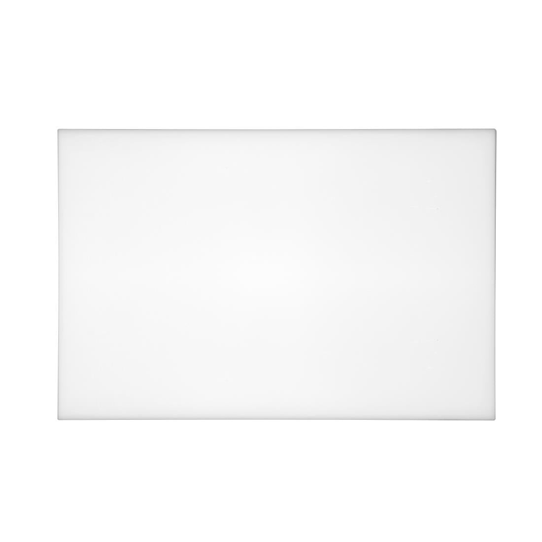 Hygiplas High Density Chopping Board White - 450x300x12mm J016