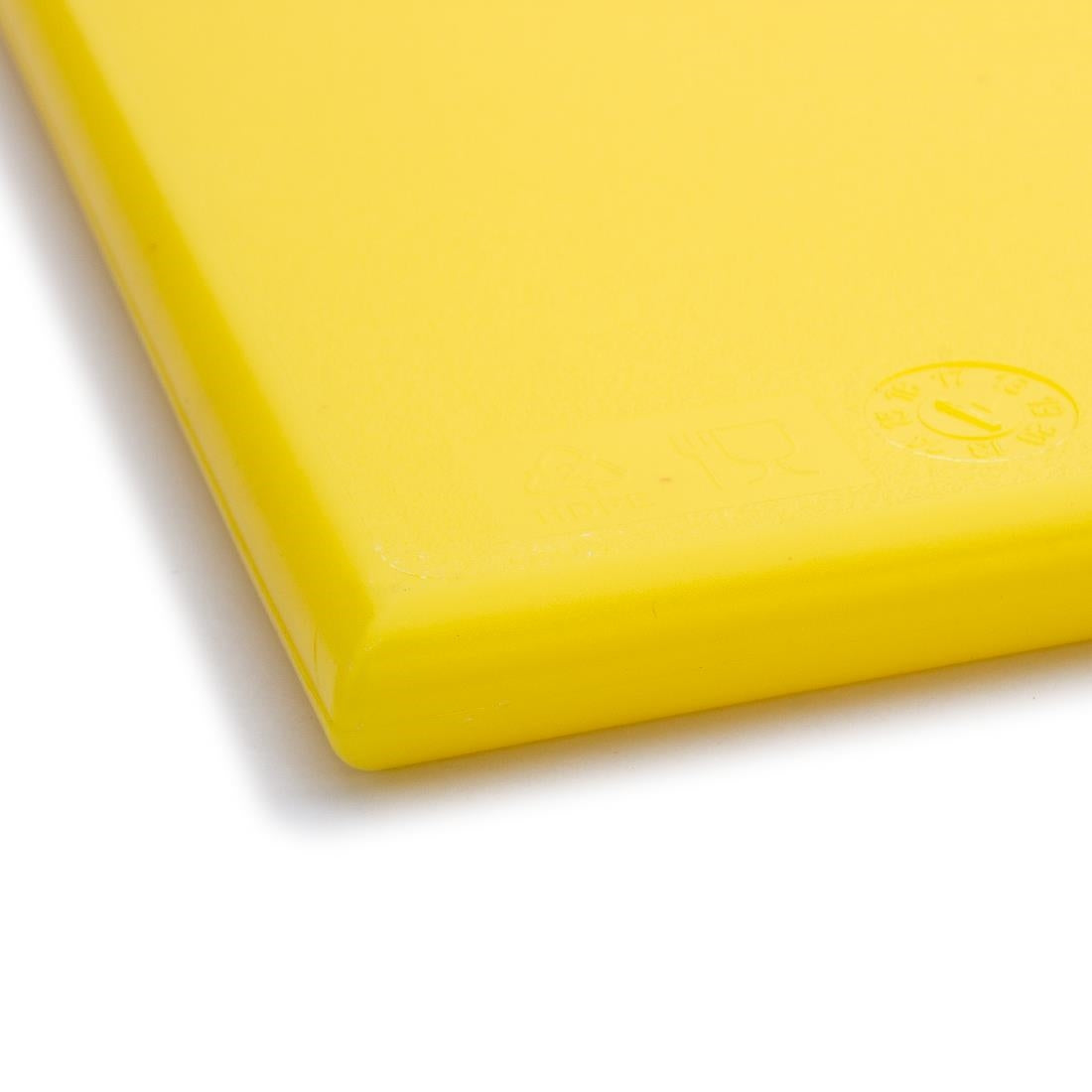 Hygiplas High Density Chopping Board Yellow - 450x300x12mm J020
