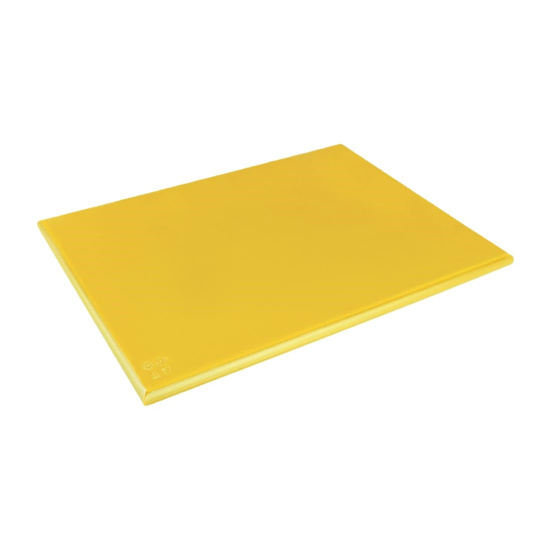Hygiplas Extra Thick High Density Chopping Board Yellow - 600x450x25mm J045