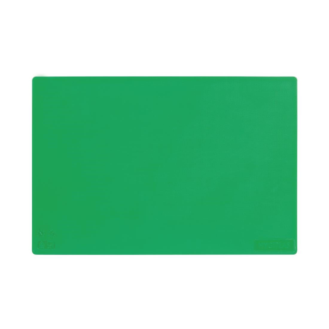 Hygiplas Low Density Chopping Board Green - 450x300x10mm J253