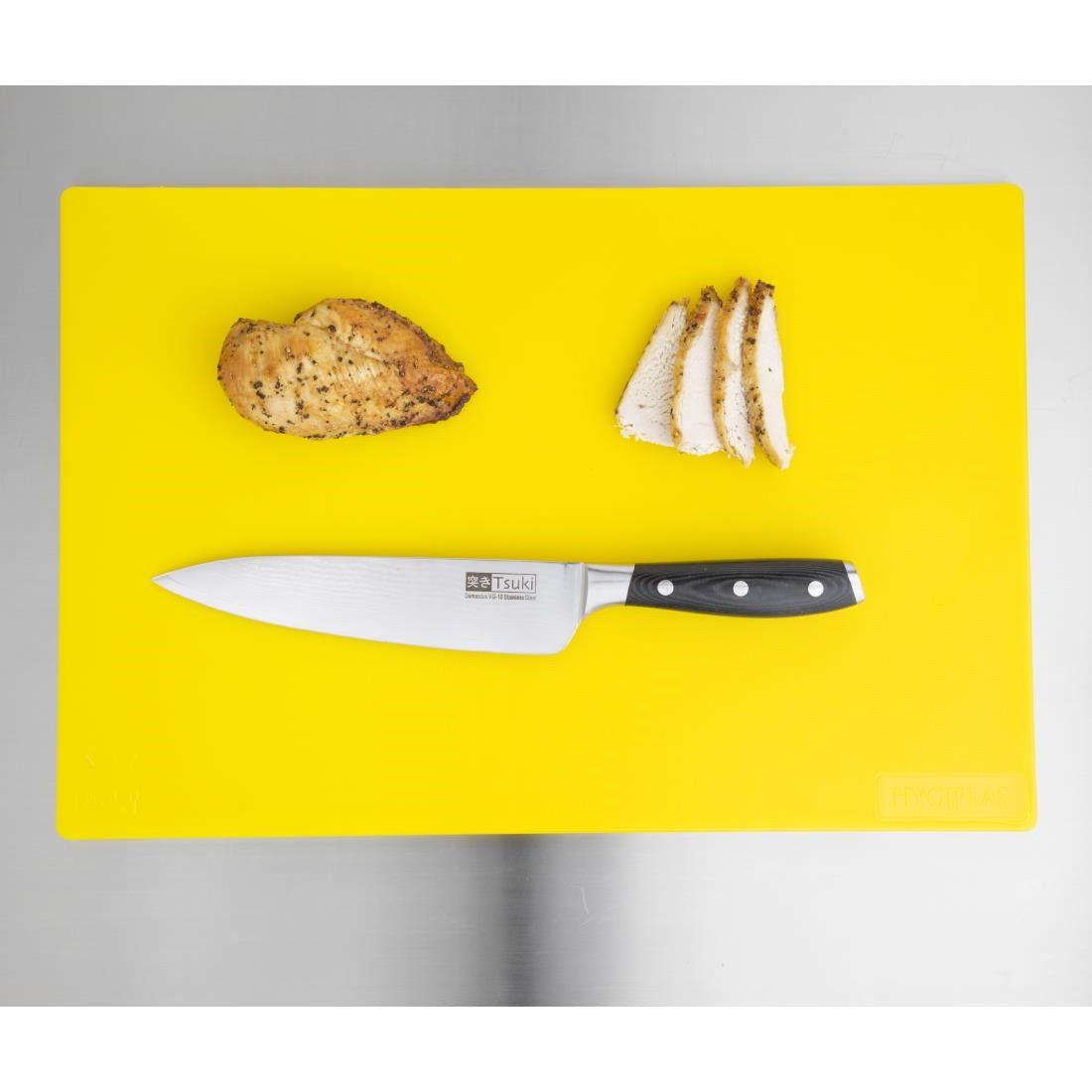 Hygiplas Low Density Chopping Board Yellow - 450x300x10mm J254