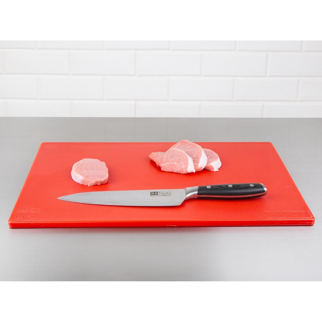 Hygiplas Low Density Chopping Board Red - 450x300x10mm J255