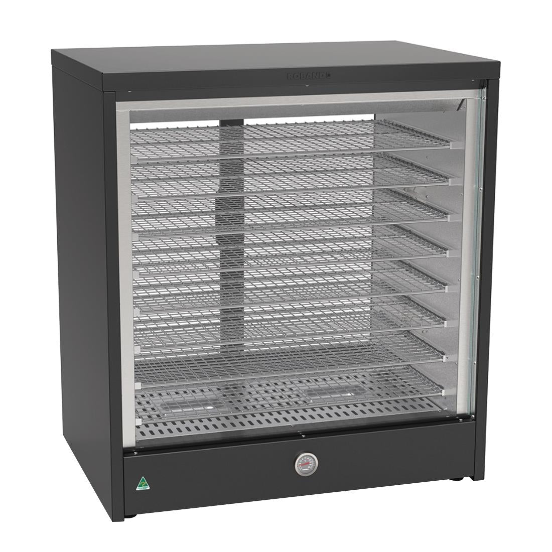 Roband Heat 'n' Hold Fixed Glass Display Side Black JD582