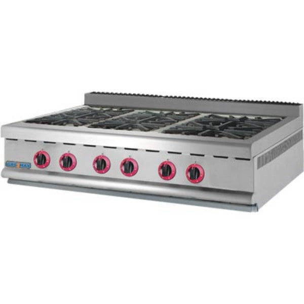 JZH-TRP-6 GasMAX Natural Gas Six Burner Top with Flame Failure