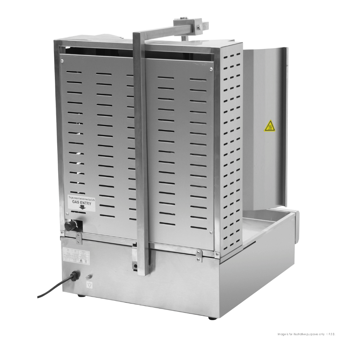 GasMax Semi-automatic 3 Burner LPG Kebab Machine - KB-3LPG