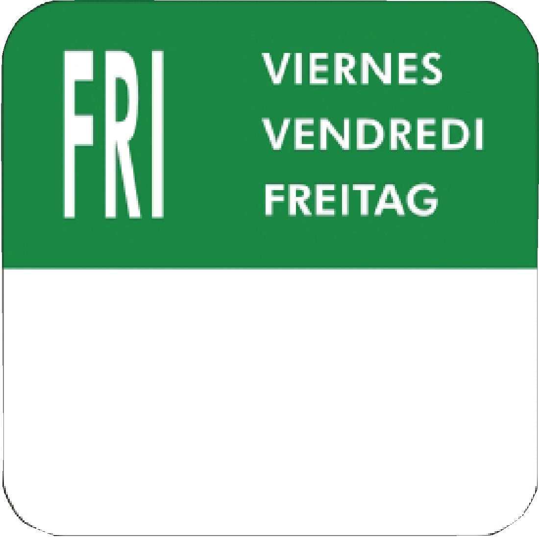 Vogue Removable Day of the Week Labels S151