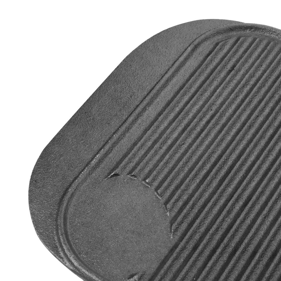 Vogue Reversible Cast Iron Double Griddle Pan M650