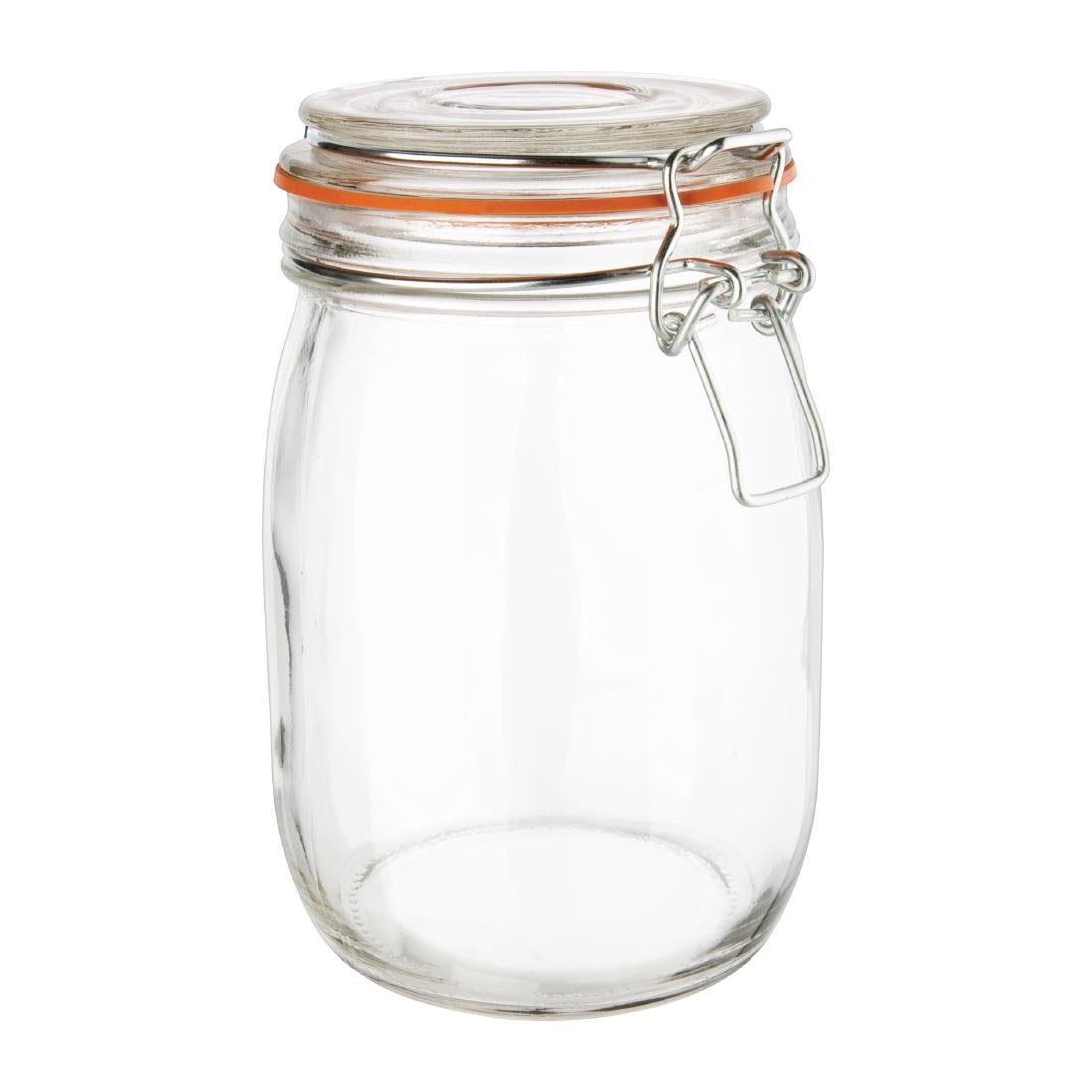 Vogue Clip Top Preserve Jars 1Ltr P492