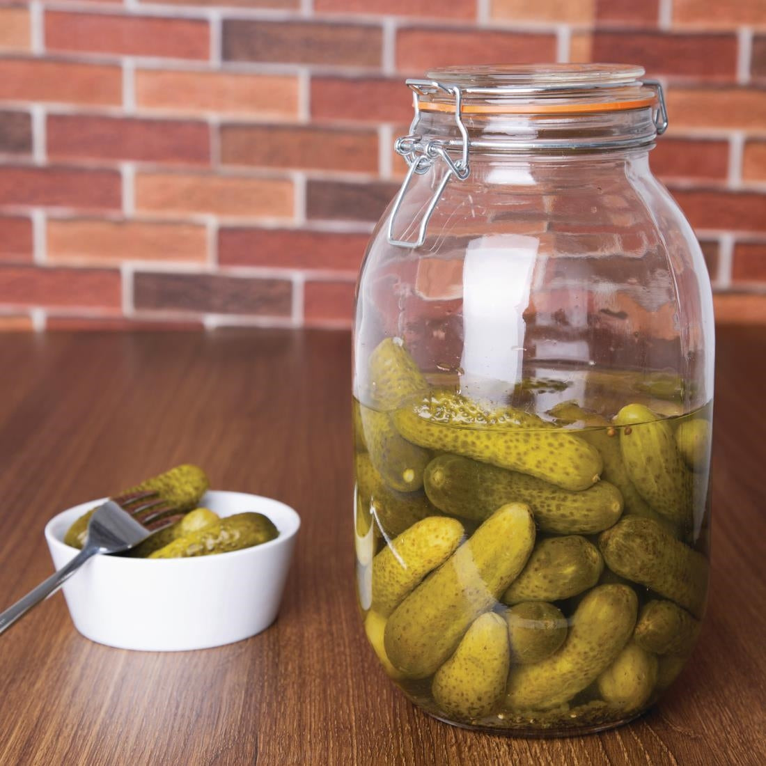 Vogue Clip Top Preserve Jars 3Ltr P495