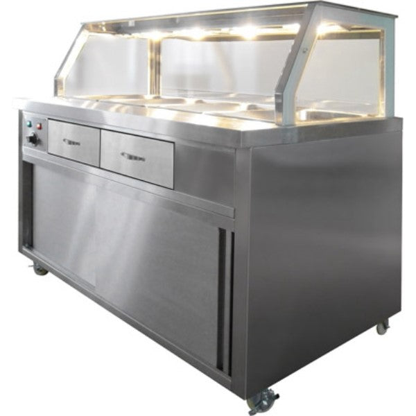 Heated Bain Marie Food Display - PG150FE-Y