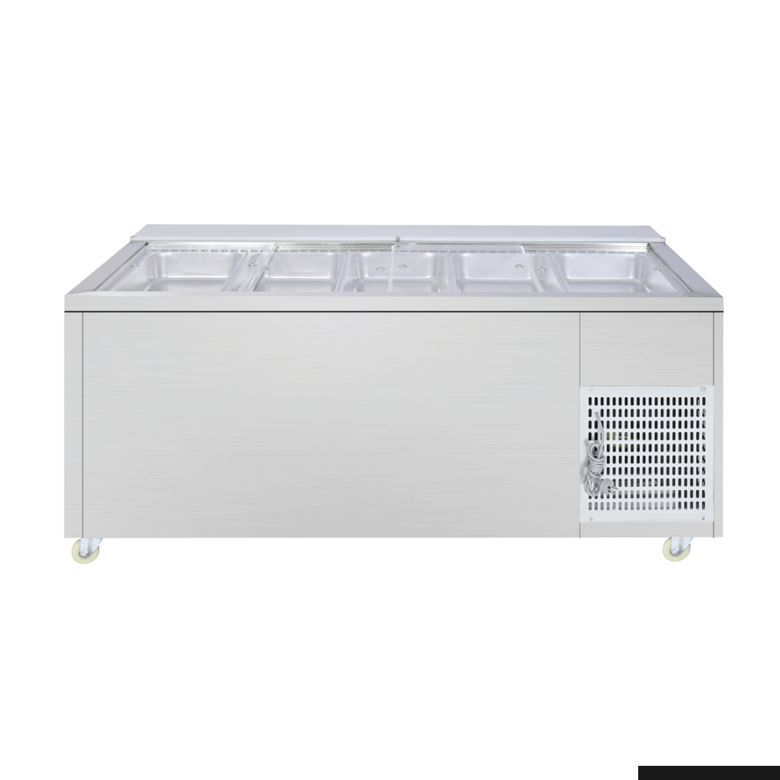 Thermaster Two Door Cold Bench Salad Station 5x1/1 GN Pans - PG180FA-XB