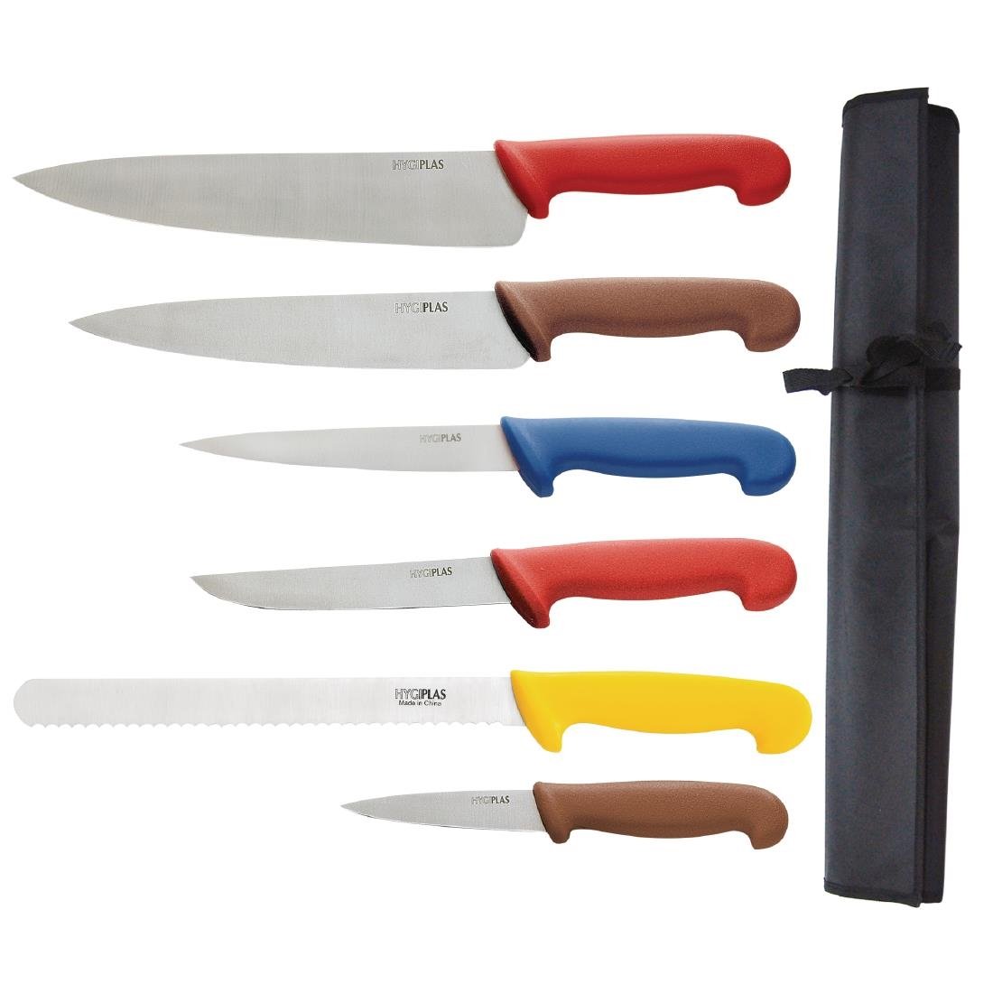 Hygiplas Colour Coded Chefs Knife Set S088