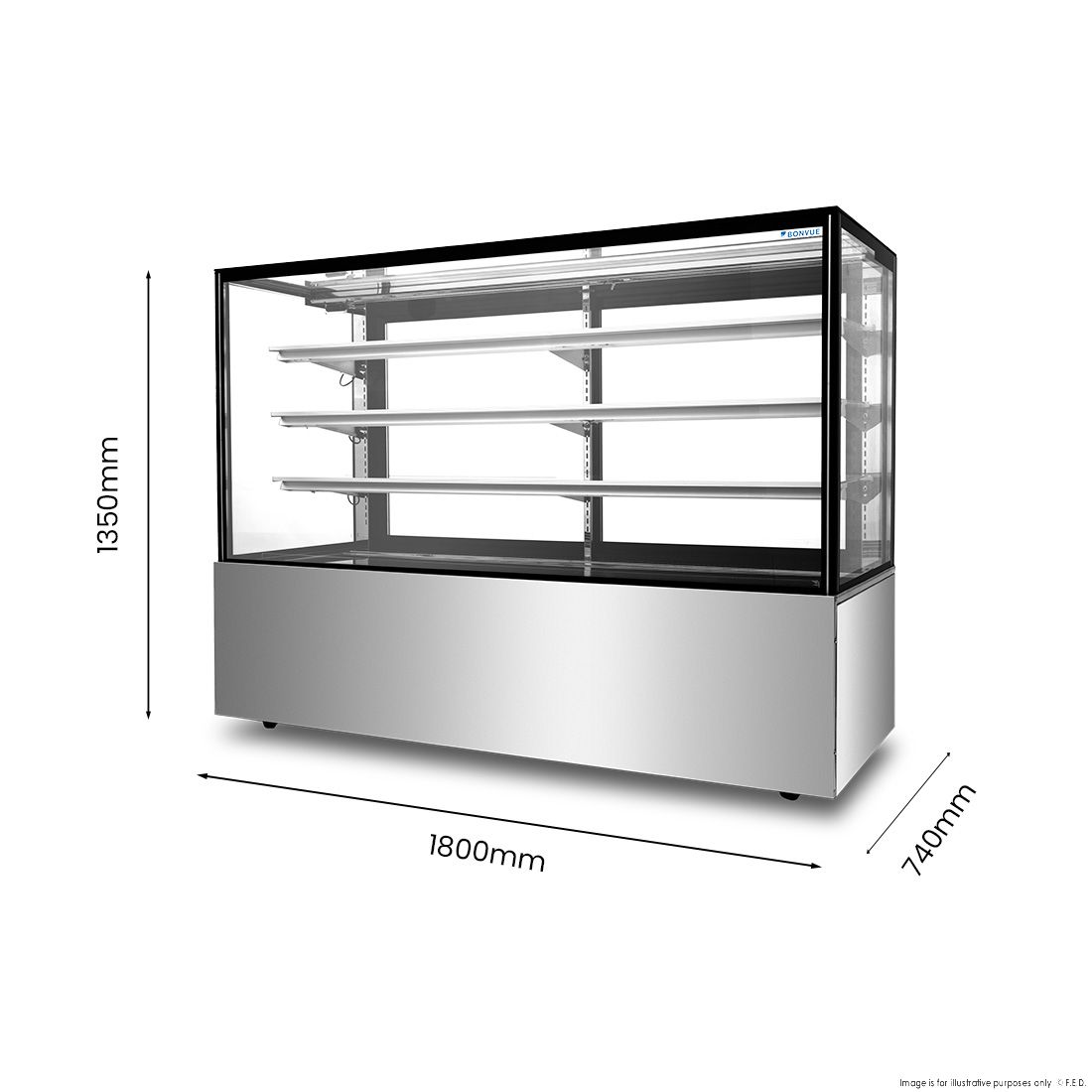 BONVUE Cake Display - SF860V