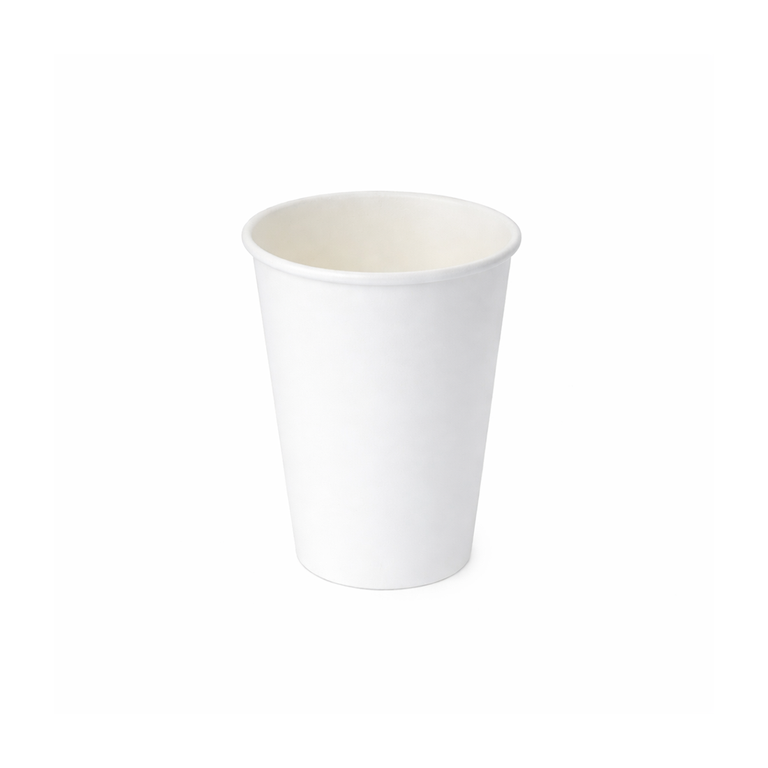 PakMax White 8oz 90mm Single Layer Hot Paper Cup - SLHPC-90-8W