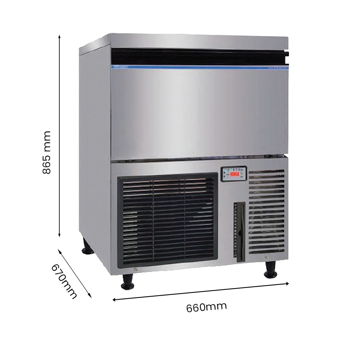 Blizzard Premium Under-Counter Ice Maker Large Cube Ice - SN-200P