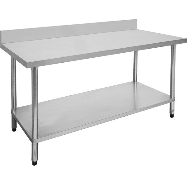 Modular Systems Eco 304 Stainless Steel Table With Splashback 1200X700X900 1200-7-WBB