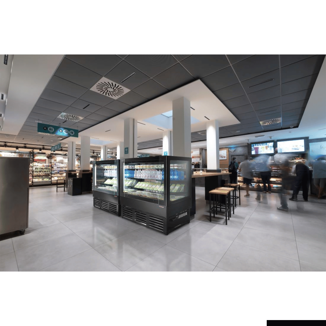 Tecnodom Evo Grab'N Go Self-Serve Square Display TDEVO-120V