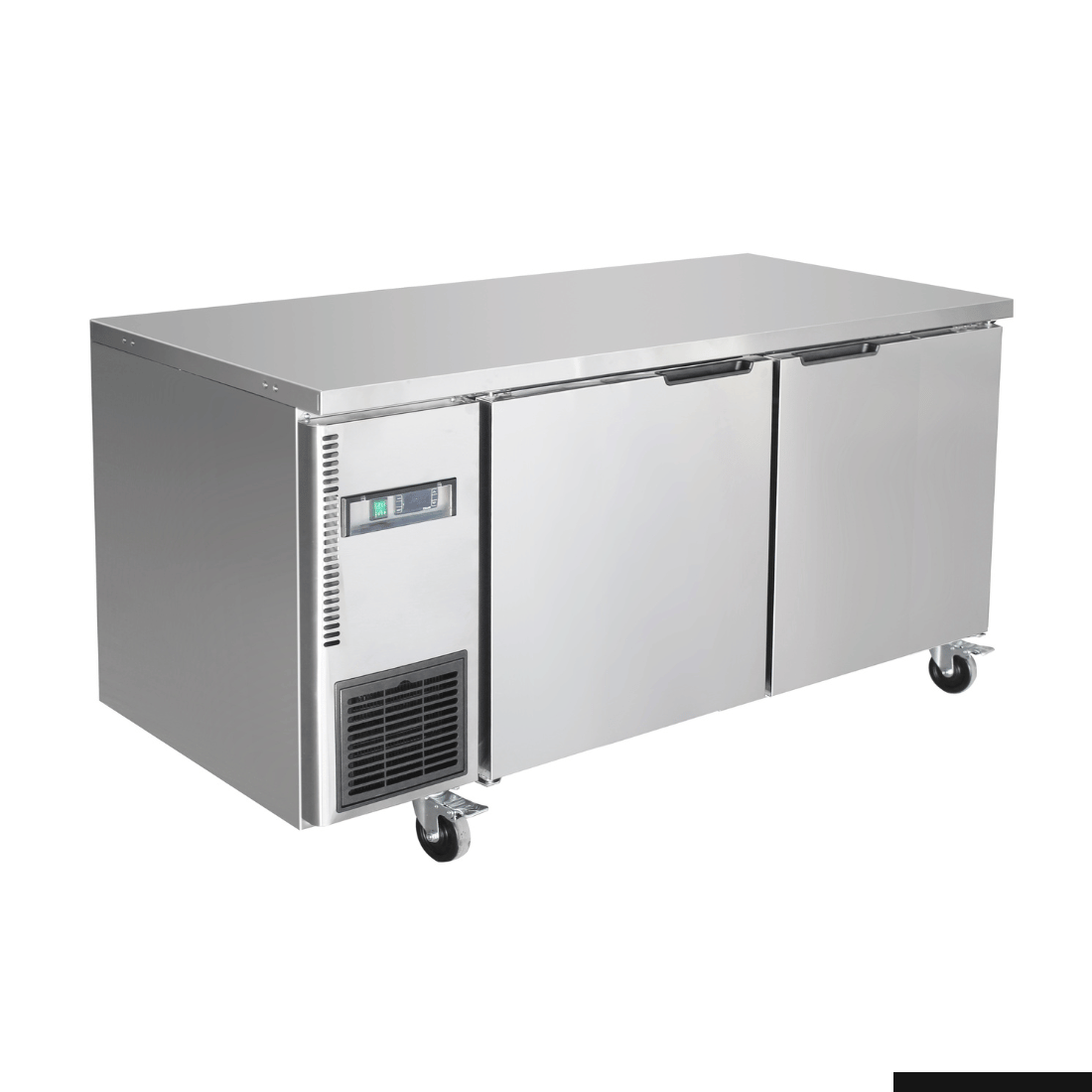 Stainless Steel Double Door Workbench Fridge - TS1500TN
