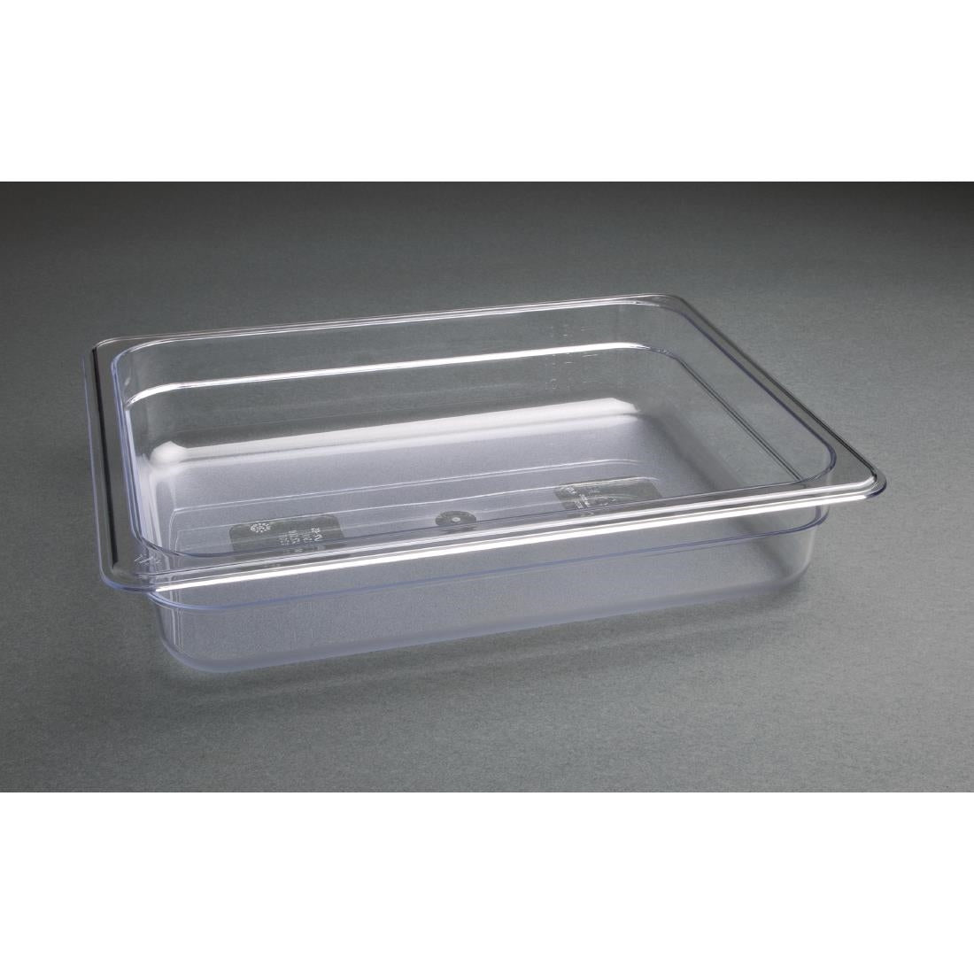 Vogue Clear Polycarbonate 1/2 Gastronorm Tray 65mm U228