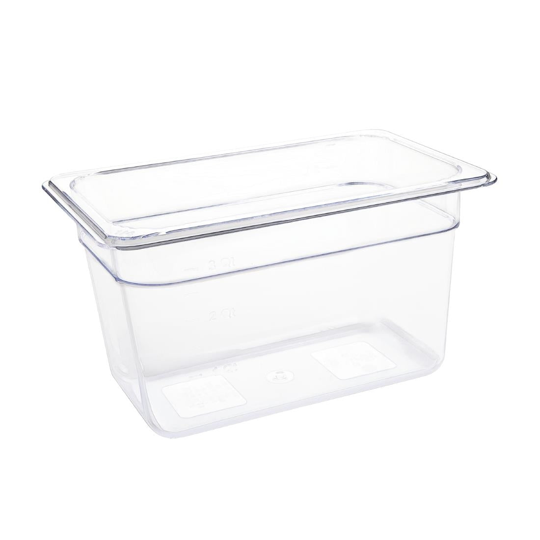 Vogue Clear Polycarbonate 1/4 Gastronorm Tray 150mm U238