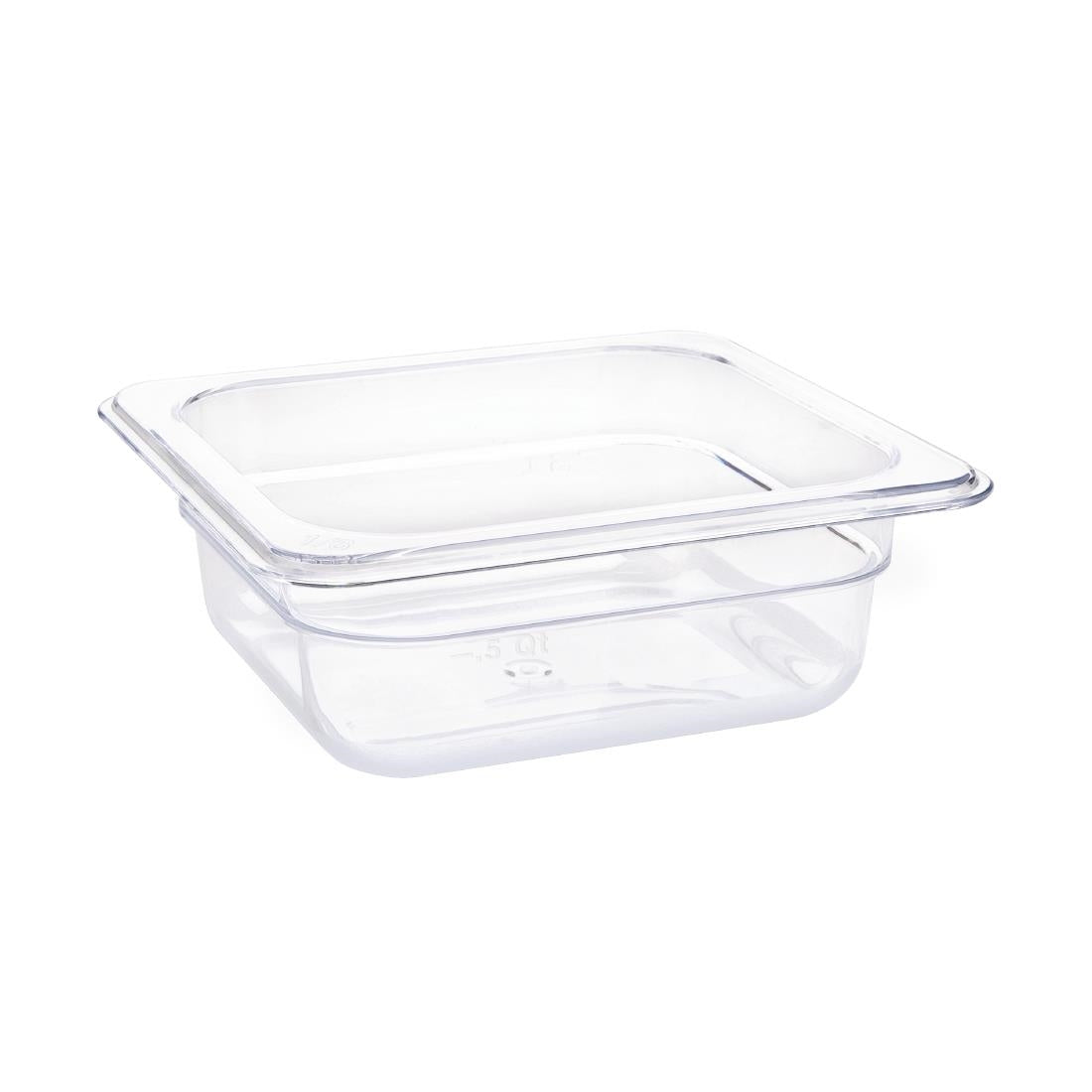 Vogue Clear Polycarbonate 1/6 Gastronorm Tray 65mm U239