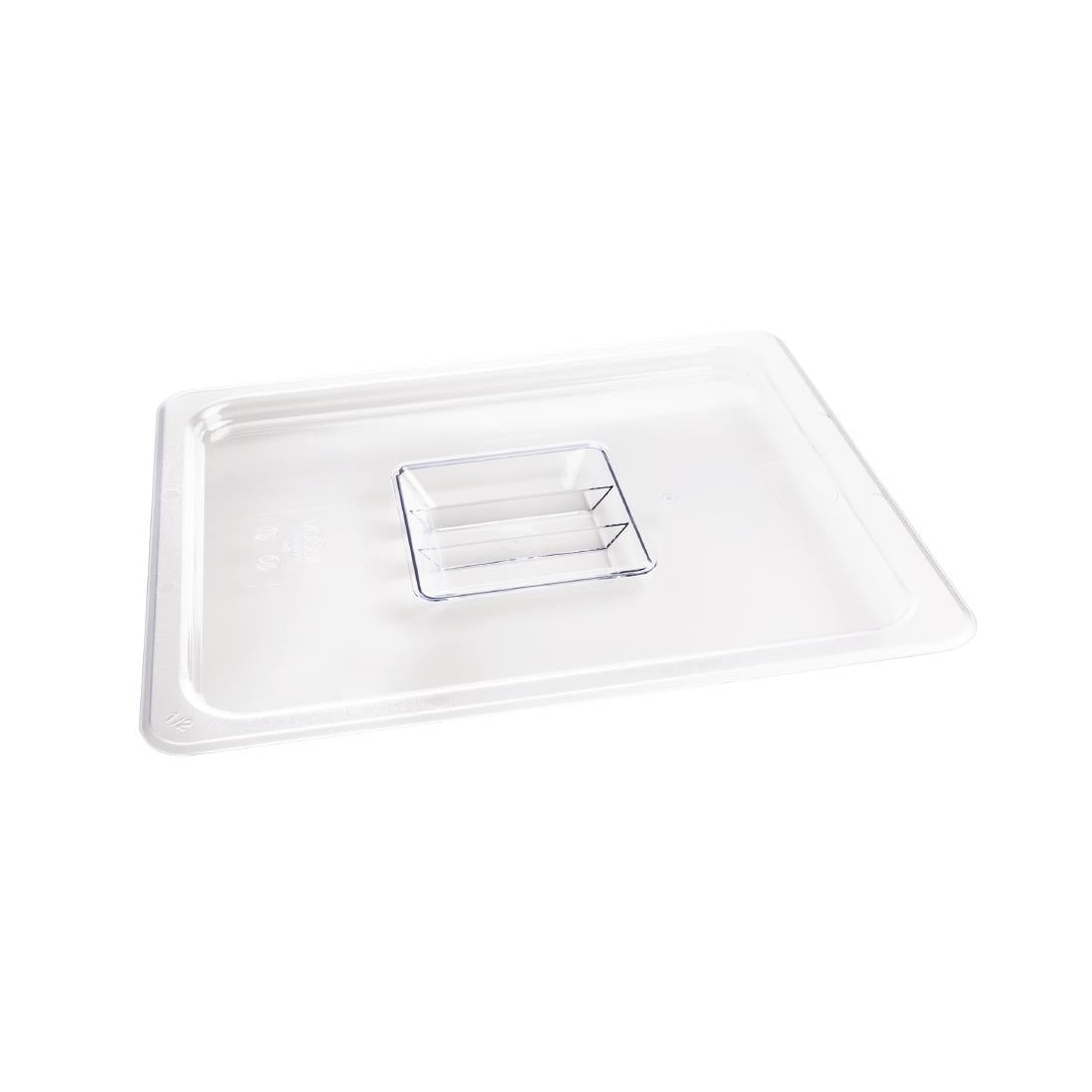 Vogue Clear Polycarbonate 1/2 Gastronorm Lid U245
