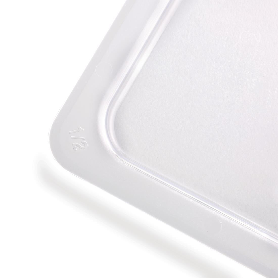 Vogue Clear Polycarbonate 1/2 Gastronorm Lid U245