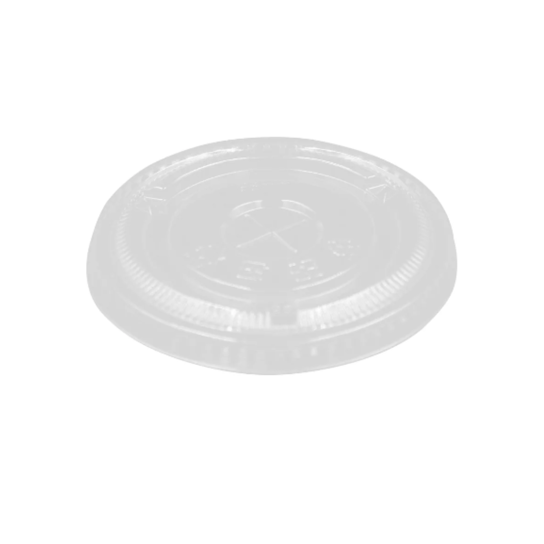 PakMax 98mm Cold Cup Flat Lid - CCFL-98C-PET-LID