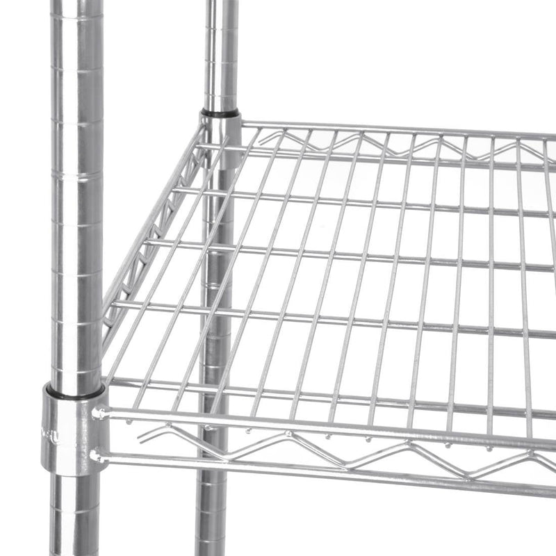 Vogue 4 Tier Wire Shelving Kit 1220x460mm