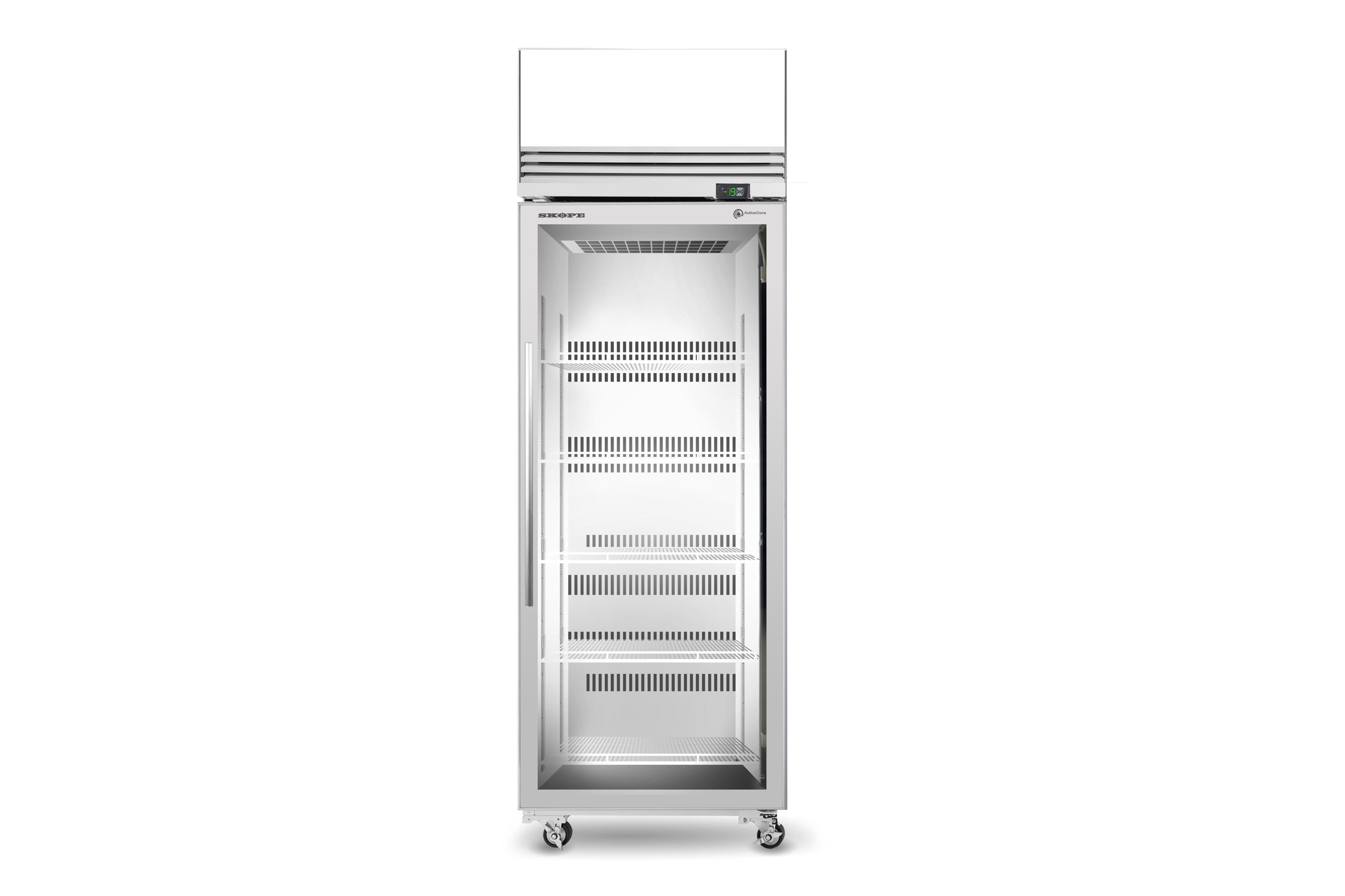 TMF650N-AC 1 Glass Door Display or Storage Freezer, Lit Sign